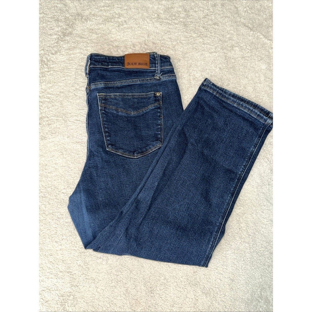 Judy Blue Jeans Straight Fit Size 16W Blue Denim JB88575DK